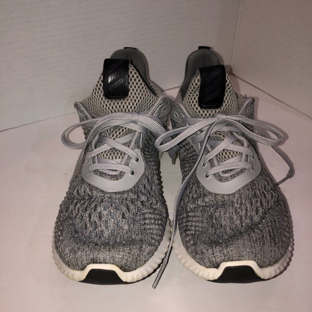 Adidas AlphaBounce Mens Sz 6 Gray Running Athletic Sneakers Lightweight Shoes